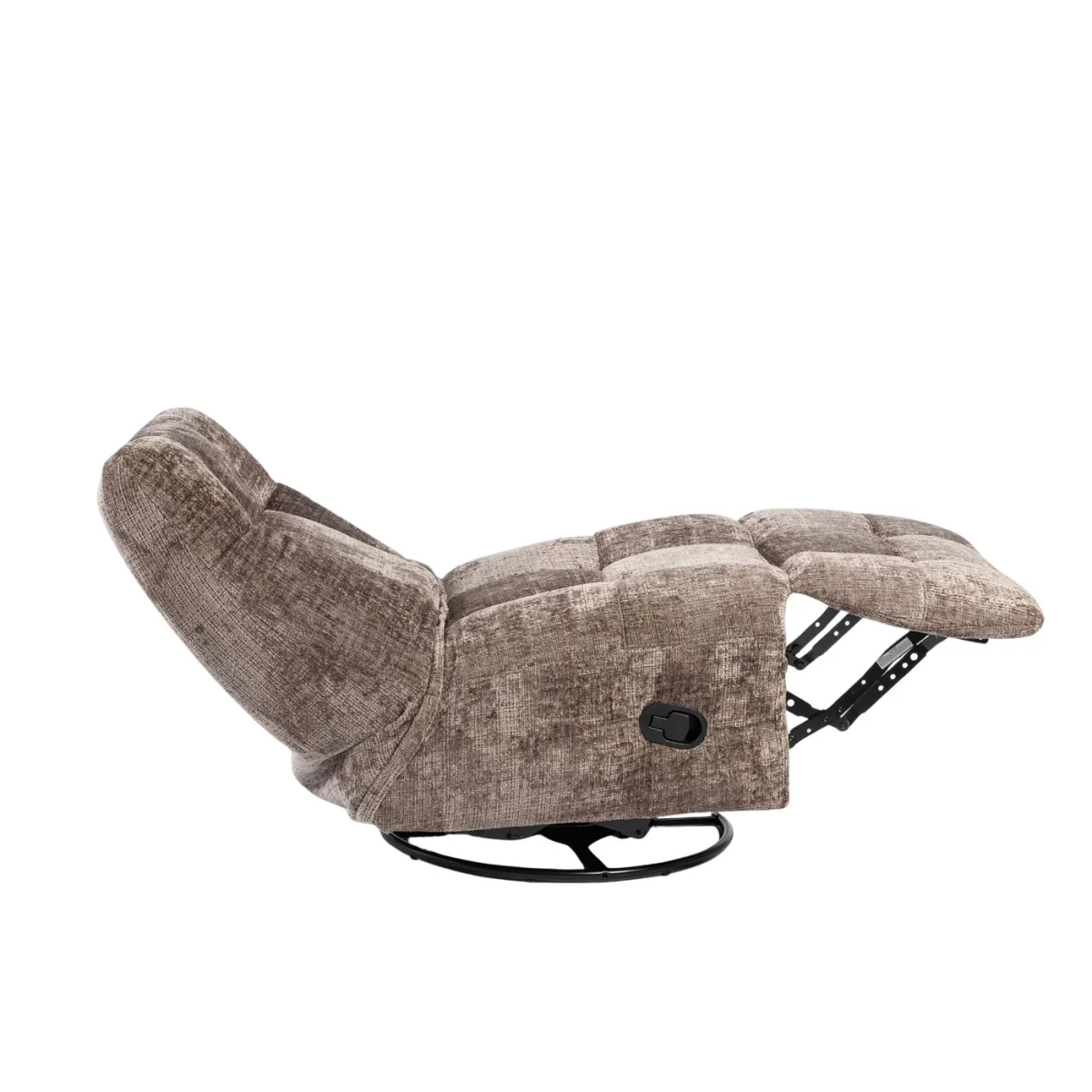 Starfurn Relaxfauteuil Chill - Taupe - Draaibaar - 97x78x90cm - Afbeelding 6