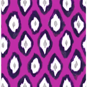 Origin Wallcoverings behang ikat motief roze - 53 cm x 10.05 m - 346918