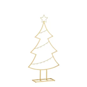 Mica Decorations Decoratie boom goud - l40xb12xh78,5cm