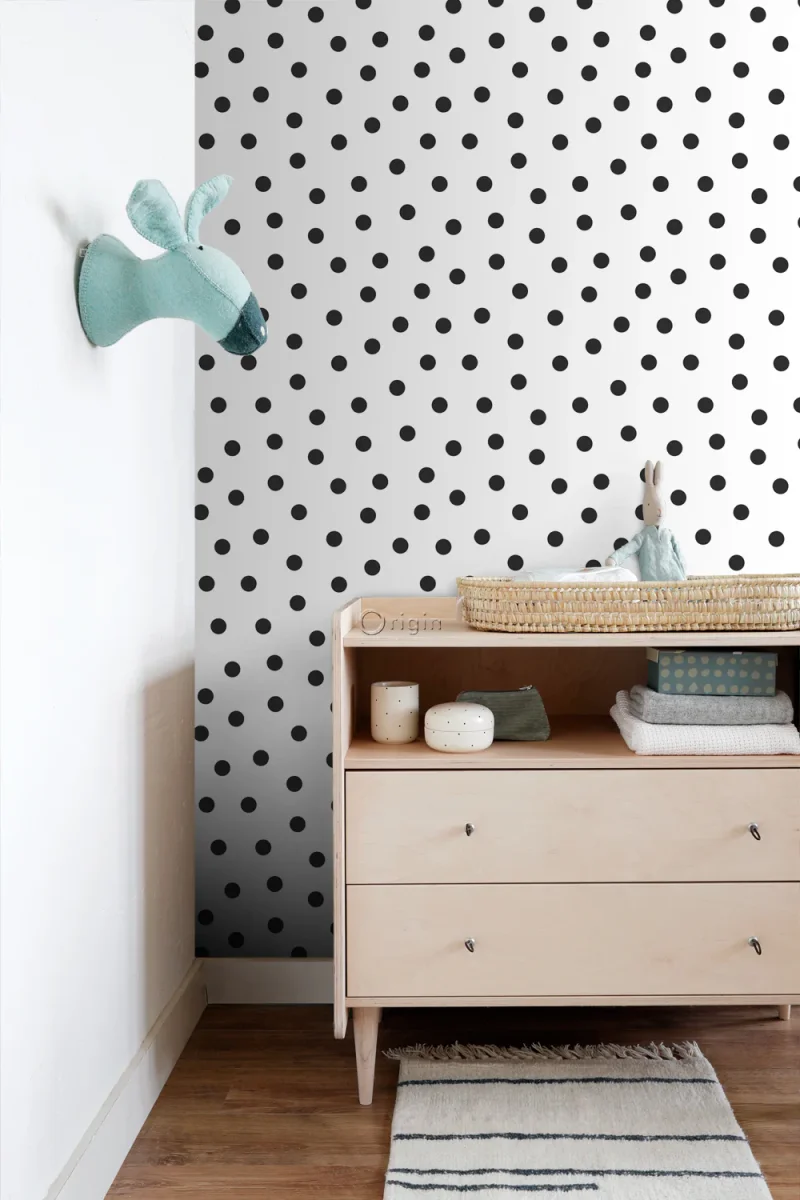 Origin Wallcoverings behang stippen zwart wit - 53 cm x 10.05 m - 347675 - Afbeelding 7