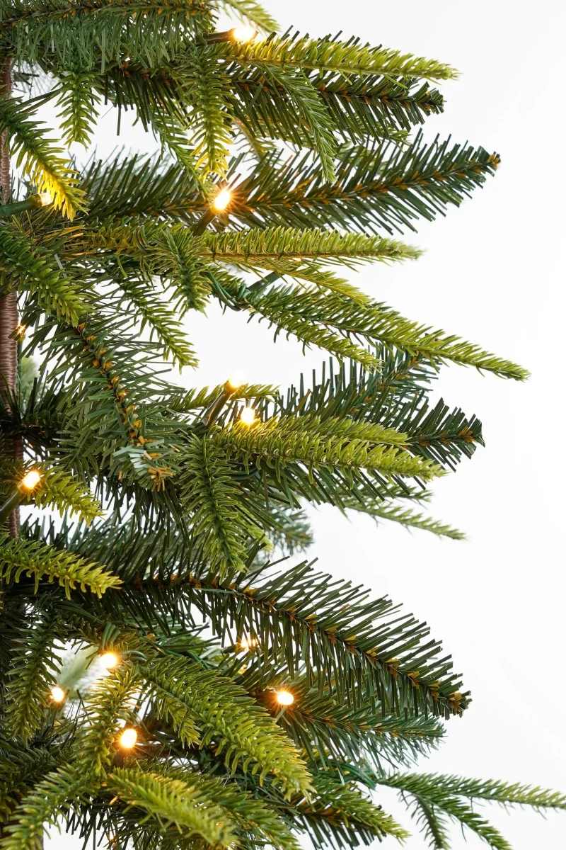 Black Box Trees Lodge Kunstkerstboom met Verlichting en Timer- en Dimfunctie - H155 x Ø48 cm - Groen - Afbeelding 4