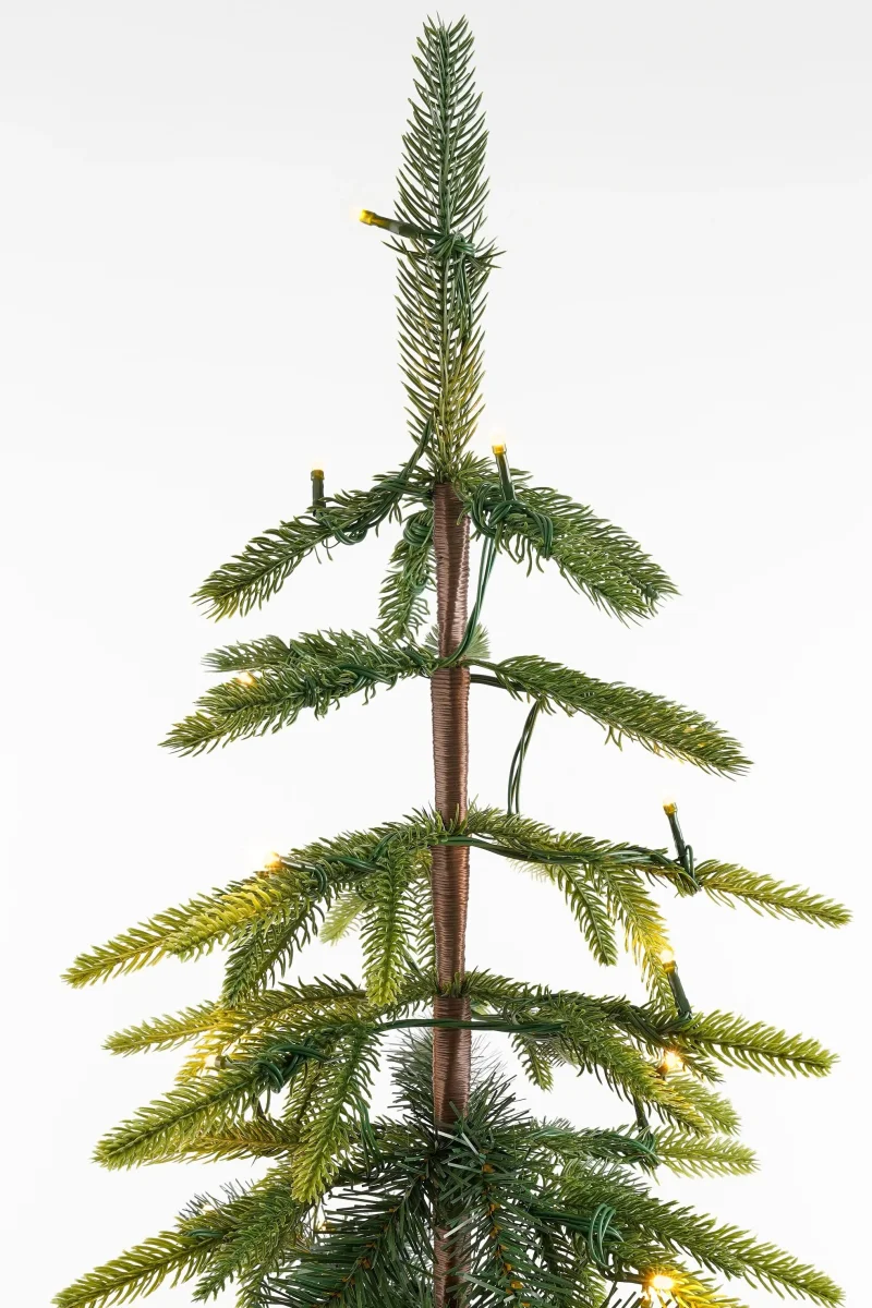 Black Box Trees Lodge Kunstkerstboom met Verlichting en Timer- en Dimfunctie - H155 x Ø48 cm - Groen - Afbeelding 3
