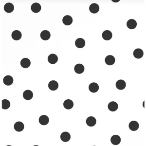 Origin Wallcoverings behang stippen zwart wit - 53 cm x 10.05 m - 347675