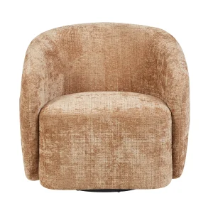 Starfurn Draaifauteuil Yara - Lichtbruin - 82x85x77 cm
