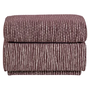 WOOOD hocker dessin Lou - Geweven Stof - Bordeauxrood - 40x60x50