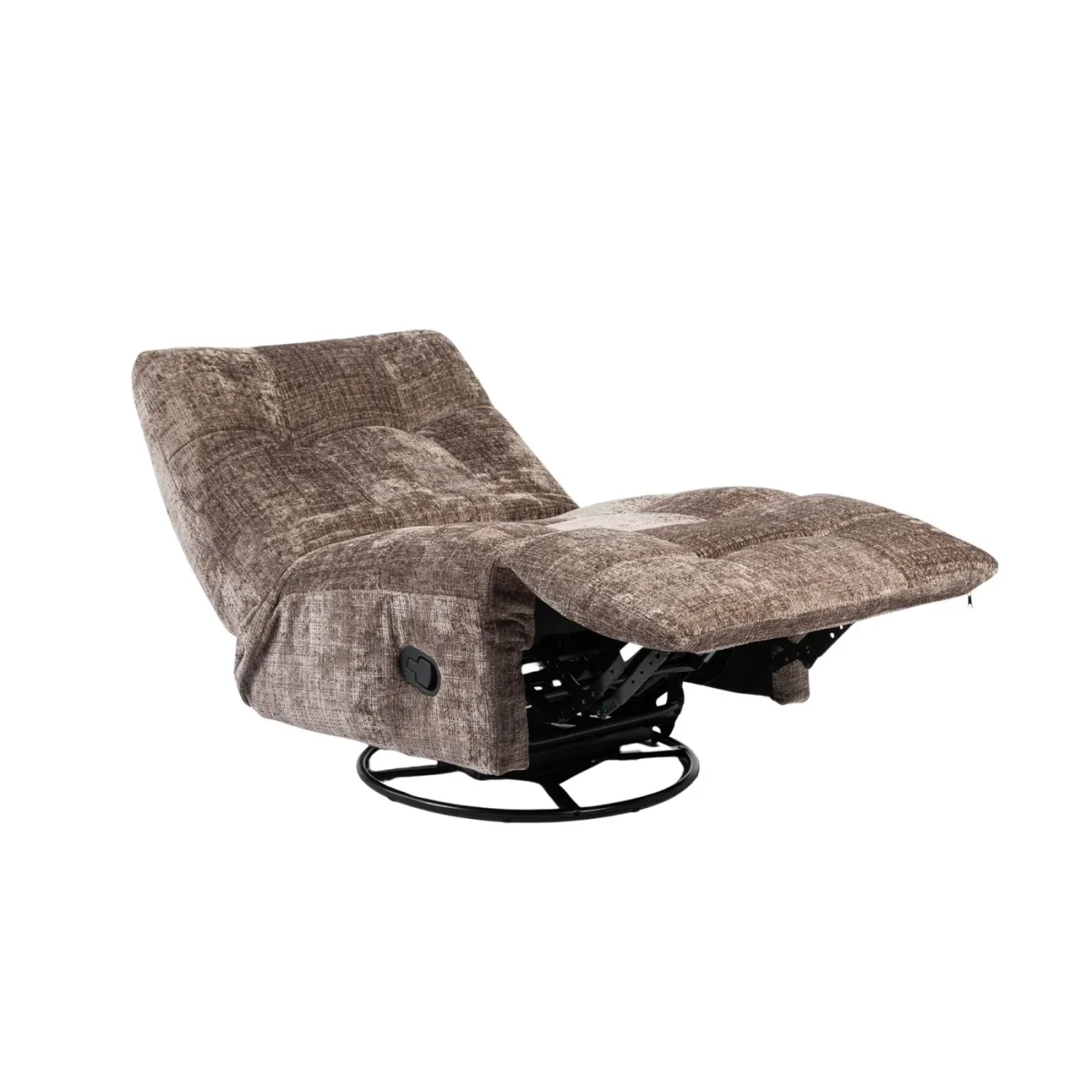 Starfurn Relaxfauteuil Chill - Taupe - Draaibaar - 97x78x90cm - Afbeelding 5